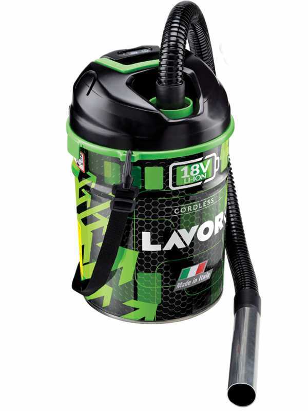 Lavor Free Vac 1.0 - Aspiracenere (3 in 1) soffiatore e aspirapolvere, 150watt a batteria